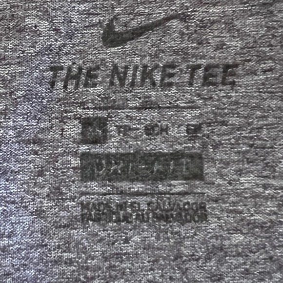 NIKE DRI-FIT LEGACY STANDARD FIT TRAINING ACTIVEWEAR TEE PURPLE WOMEN'S SIZE XS - Picture 7 of 10